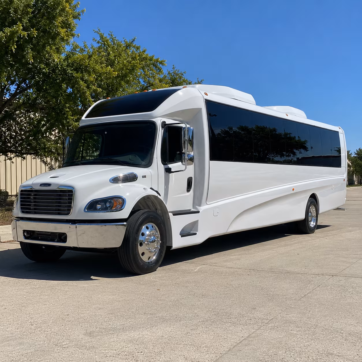 choose the bus color and style that matches your prom theme