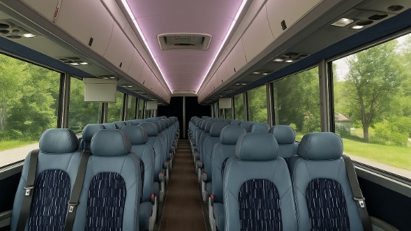 18 passenger minibus interior