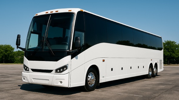 Exterior of Charter Bus Company Ocoee's 55 Passenger Charter Bus in Ocoee