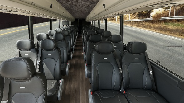 clermont 15 passenger minibus interior