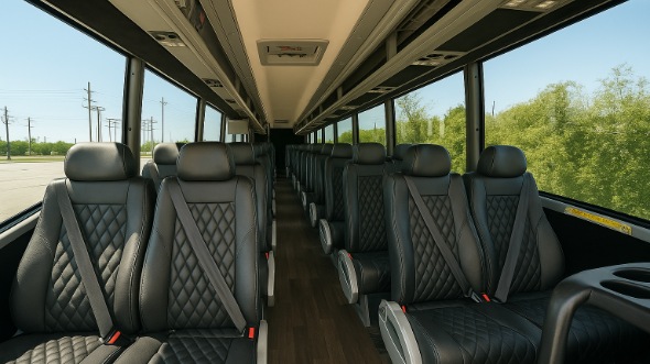 clermont 30 passenger minibus inside