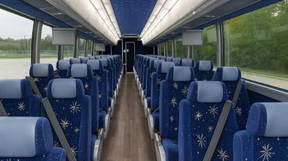clermont 56 passenger charter bus rental